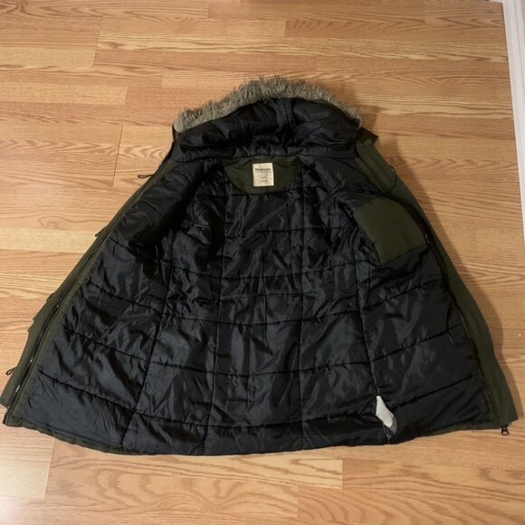 Bluenotes Army Green Winter Coat Adult Size M - Picture 3 of 4